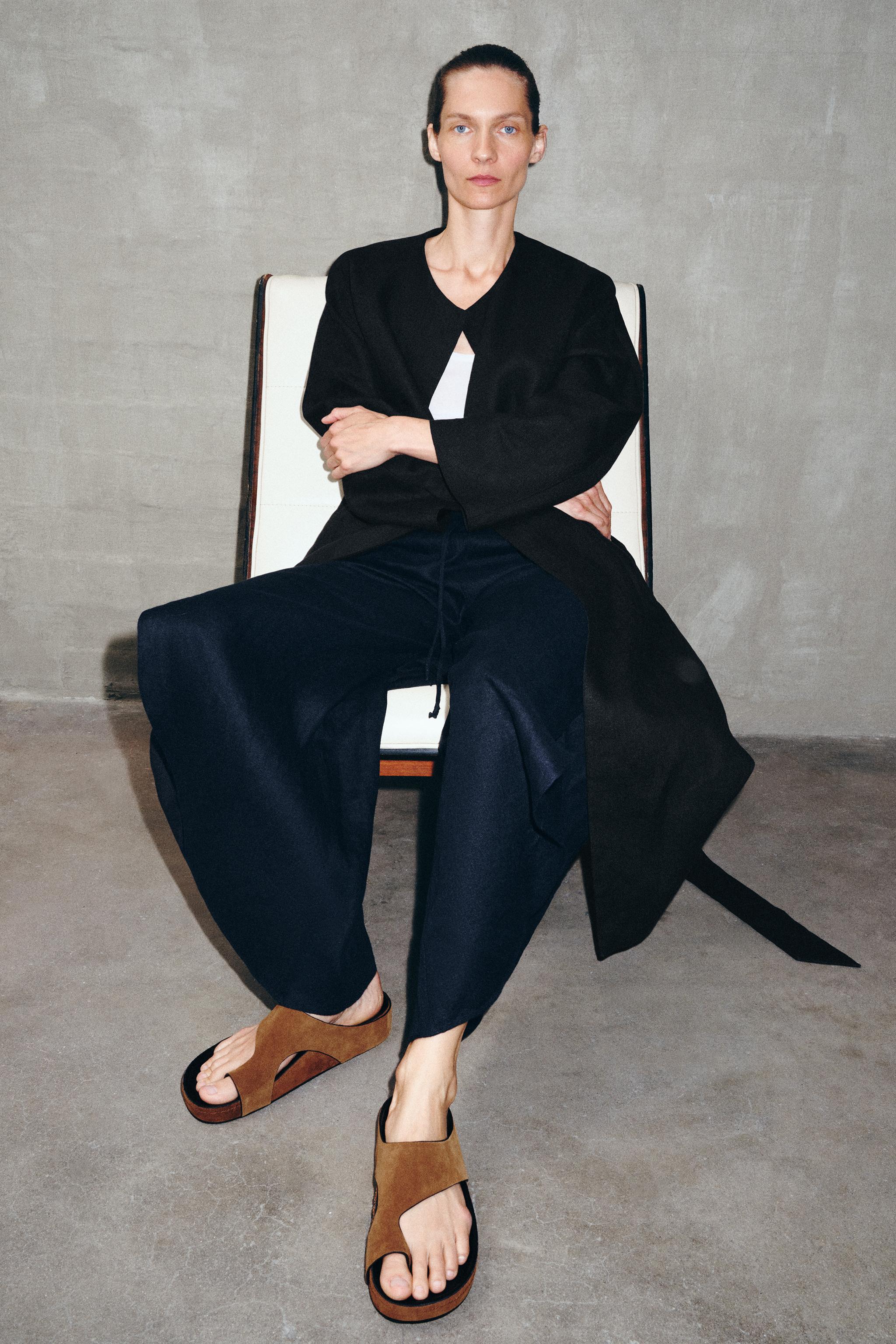 LIMITED EDITION SUEDE FLAT SANDALS